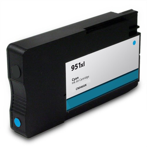 HP CN046AN Tintenpatrone Cyan (Blau) – 951XL, Für Officejet Pro 8600 | Original, Ca. 1500 Seiten, Pigmentbasiert