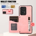 thumbnail image 5 of Phone Case for Samsung Galaxy A53 5G, Stylish Wallet Cover with Credit Card Holder Crossbody Strap Magnetic Closure Kickstand PU Leather Drop Protective Phone Case for Samsung Galaxy A53 5G - Rosegold, 5 of 7