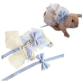 thumbnail image 1 of TIELUTT Rabbit Harness and Leash for Walking Escape Proof Cute Skirt Mesh Breathable Bunny Vest Steel Dog Leash Small Girl Dog Leash Set Leash for Small Dogs 6ft Tortoise Leash Retractable Dog Leash, 1 of 7
