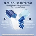 thumbnail image 3 of NiteThru Advanced Sleep Aid Melatonin Dietary Supplement, 10mg Capsules, 30 Count, 3 of 8