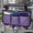 Purple, variant on Wheelchair Side Organizer Storage Bag Armrest Pouch with Reflective Strip,for Most Wheelchairs,Walkers or Rollators (Purple)