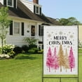 thumbnail image 4 of Merry Christmas Garden Flag Double Sided Yard Flag Tree Santa Claus Yard Flag for Garden Lawn Farmhouse Thanksgiving Christmas Autumn Funny Garden Flags Size, 4 of 6