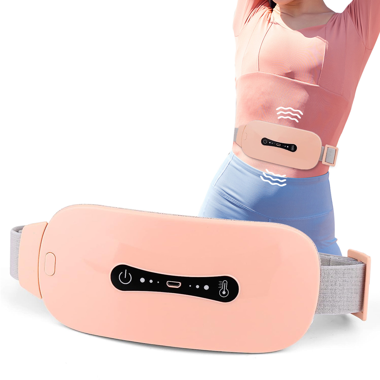 Heating Pads for Cramps, Menstrual Pain Relief Heating Pad Period Heating Belt Cramp Massager