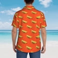 thumbnail image 4 of Haiem tortilla tacos Printed Hawaiian Shirt for Men - Men’s Casual Beach Summer Shirts - Stretch Fabric with Modern Fit,XX-Large, 4 of 7