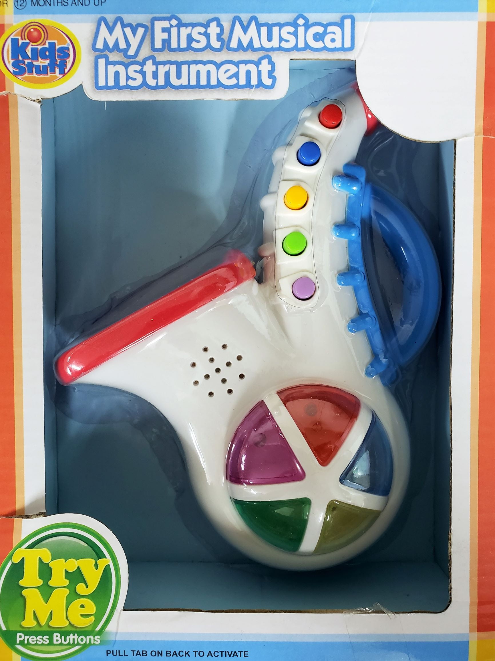 My First Musical Instrument Light Up Musical Toy Saxophone Ages 12