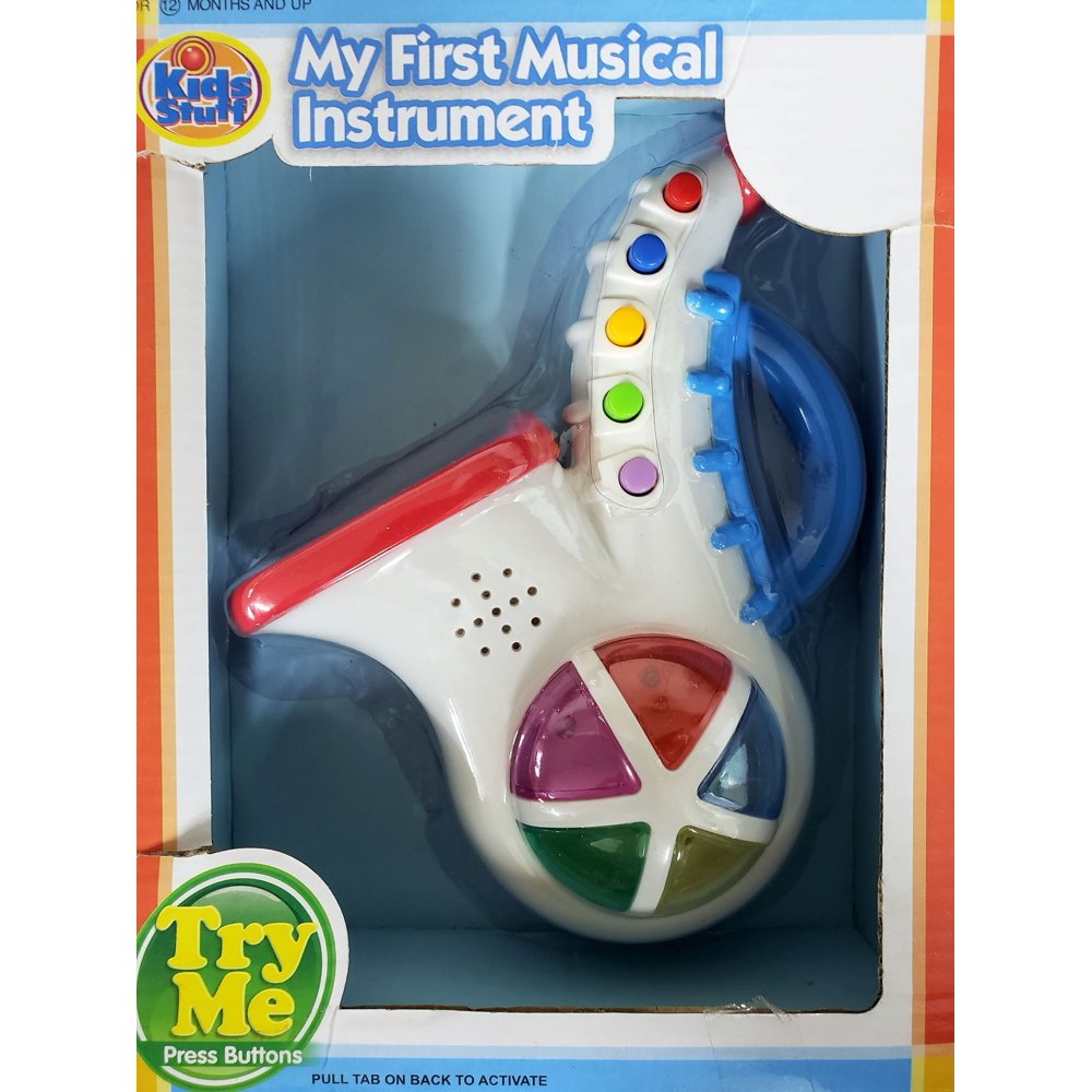 My First Musical Instrument Light Up Musical Toy Saxophone Ages 12