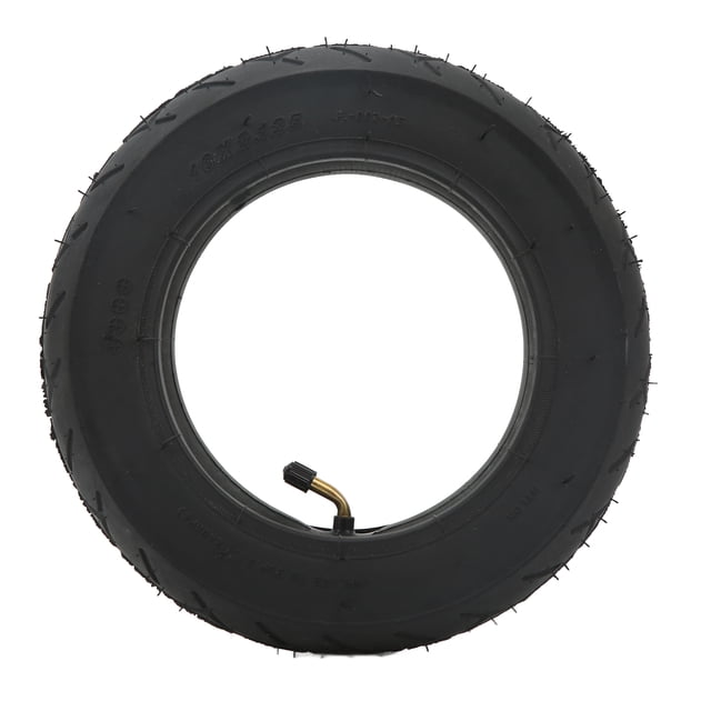 Scooter Tire Inner Tube Kit, Fast Heat Dissipation Rubber Electric Scooter Tire 10in for Complex Road Conditions