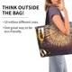 thumbnail image 2 of Balery Happy New Year Bolsa Tote Estilo Estético con Cremalleras, Bolsa de Hombro, Bolsa de Compras Grande y Plegable, 2 of 8