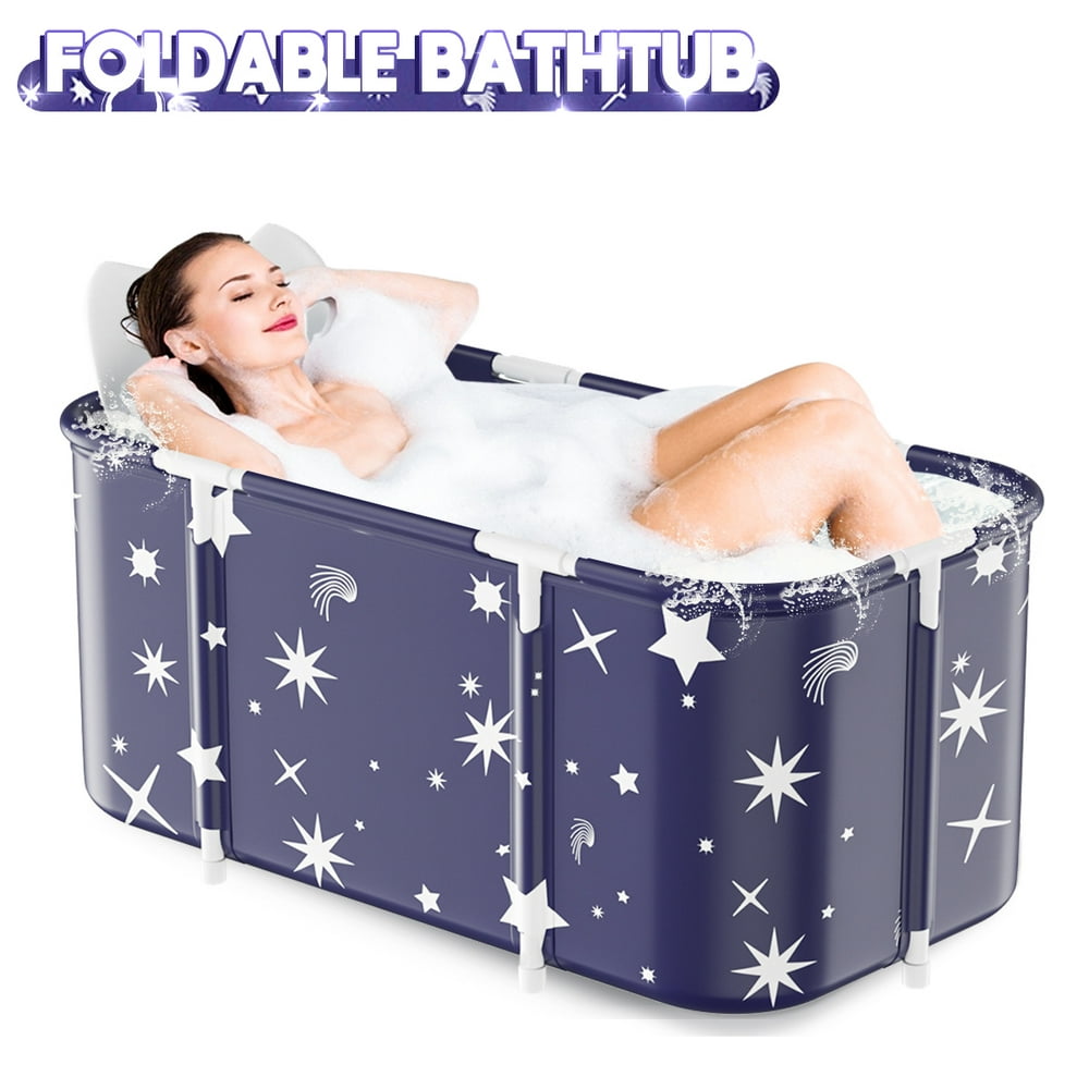 Portable Bathtub Kit, Foldable Soaking Bathing Tub for Adults Family