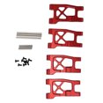 thumbnail image 3 of Aluminum Suspension Arms Set, Refined Appearance RC Front Rear Swing Arms High Temperature Resistance RC Accessories  For 1/18 RC Car Red, 3 of 8