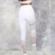 thumbnail image 5 of Guardurnaity Pantalones de cintura alta Leggings de ejercicio Pantalones transpirables hasta el tobillo Prendas para la parte inferior del cuerpo Blanco L, 5 of 6