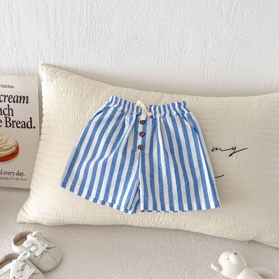 Boy's Pants Toddler Jogger Shorts Summer Casual Solid Shorts With Pockets Trousers