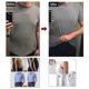 thumbnail image 3 of Mens Slimming Body Shaper Vest Shirt Abs Abdomen Slim, 3 of 5