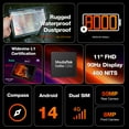 thumbnail image 3 of AGM PAD P2 Active 2024 Rugged Tablet Android 14 , Widevine L1 G99 Gaming Tablet with Case & Shoulder Strap, 16(8+8)GB +256GB , 11'' FHD Display , 50MP+8MP, Dual SIM 4G/5G WiFi/GPS/OTG/IP69K/Compass, 3 of 8