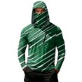 thumbnail image 2 of Mens Fishing Shirts Long Sleeve Sun Hoodies With Face Mask Uv Protection Cooling Hooded Rash Guard Shirts, L, 2 of 7