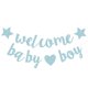thumbnail image 4 of Bienvenido Baby Banner Baby Shower Hanging Flag Banning Género Revelación Decoración de la fiesta, 4 of 4