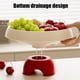 thumbnail image 4 of Mesas de Café Negras para la Sala de Estar, Cuenco de Fruta Rojo Y Blanco Alto con 25 cm de Diámetro, Plato de Servicio de Aperitivo Y Nuez de Lujo, Mesas de Café Blancas para la Sala de Estar, 4 of 6