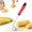 Red, variant on Corn Peeler for Corn on the Cob, 304 Stainless Steel Cornes Cob Stripper Tool with Wooden Handle & Curved Blade, Ergonomic Kernel Remover for Fresh Cooked or Frozen Corns, Professional Corns Stripper