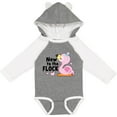 thumbnail image 3 of Inktastic New to the Flock Cute Baby Flamingo Boys or Girls Long Sleeve Baby Bodysuit, 3 of 5