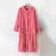 thumbnail image 1 of Batas para hombre y mujer, bata de baño acolchada gruesa, bata de dormir, yukata, ropa de casa, camisón de mujer, 1 of 4