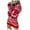 Red, variant on TJAZFJPA Silk Dress Women's O Neck Elk Snowflake Christmas Xmas Pullover Sweater Knit Mini Dress Sexy Dress Knit Dresses for Women