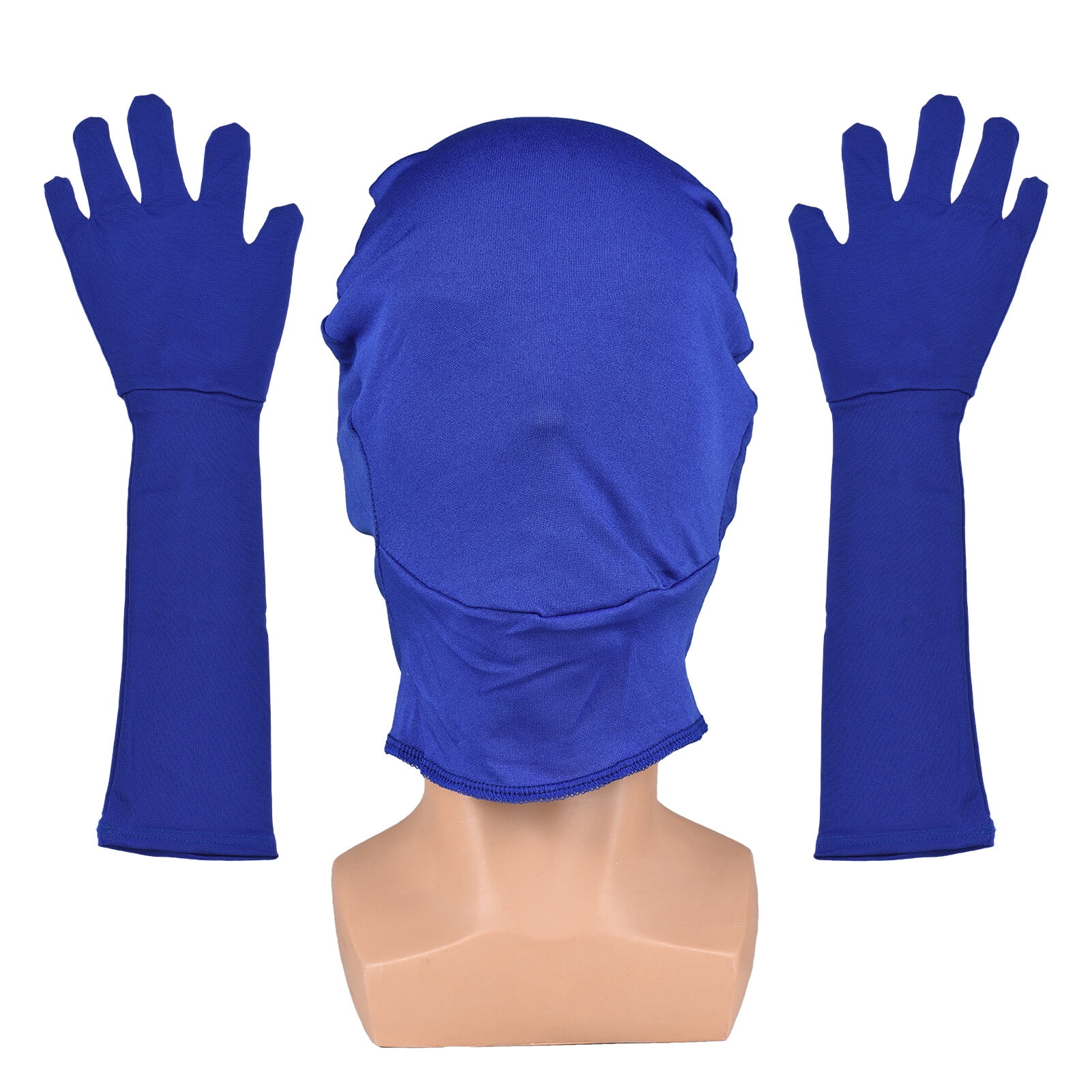 Walmeck Blue Chroma Key Gloves Chromakey Hood Glove Invisible Effects