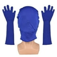 thumbnail image 1 of Sobremanga Guantes de máscara de clave de croma azul Guante de capucha de cromakey Fondo de efectos invisibles Máscara de guantes azules de codificación de croma para fotografía de pantalla azul Foto Romacci  Sobremanga, 1 of 7