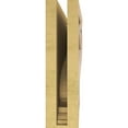 thumbnail image 4 of 3"W x 12"D x 12"H Thin Scroll Rough Cedar Woodgrain TimberThane Corbel, Primed Tan, 4 of 6