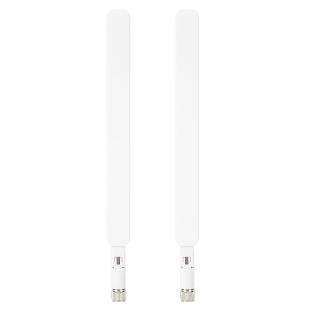 Antena de enrutador 4GLTE B593 CPE para Huawei, amplificador de señal inalámbrica macho, color blanco, 2 unidades