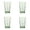 Green, variant on Tumblers Drinking Glasses Set of 4, Clear Acrylic Drinking Cups Glasses Beverage Cups Tumbler for Poolside Party, Stackable, Dishwasher Safe, Easy to Clean, Large Capacity