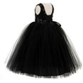 thumbnail image 4 of Ekidsbridal Vintage Corset Tutu Junior Flower Girl Dress Communion Baptism Christening Formal Evening Gown 205 4, 4 of 4