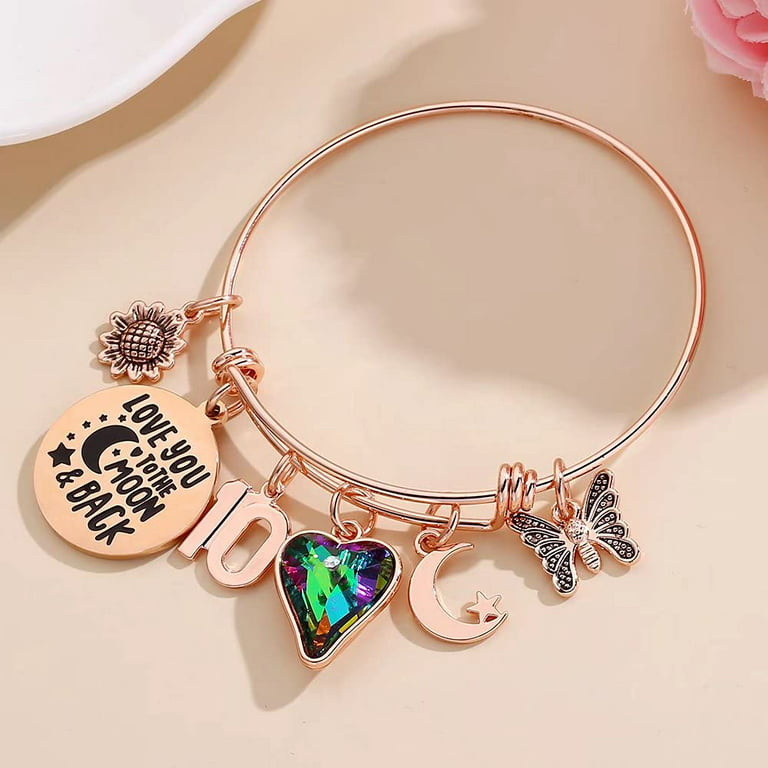 18th Birthday Gifts for Girls Bracelet Jewelry 13th 15th 16th 18th 21st  Birthday Gift for Daughter Granddaughter 13 15 16 18 21 Years Old Girl Gift