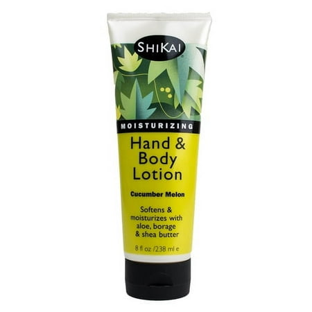Shikai All Natural Hand And Body Lotion, Cucumber Melon - 8 Oz, 6 Pack
