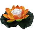thumbnail image 1 of Floating Pool Light, Flower Pond Led Light with Color Changing, Floating Lamp Battery Operated Lily Pad Flower, Foam Flowers Ornament for Pond Decor, 1 of 8
