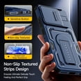 thumbnail image 5 of For Motorola Moto G Power 5G 2025/Moto G Play 5G 2025 Case with 2 Pack Screen Protector, Upgrade Slide Camera Cover & Kickstand, Lanyard Strap,Heavy Duty Military Phone Case, 5 of 9