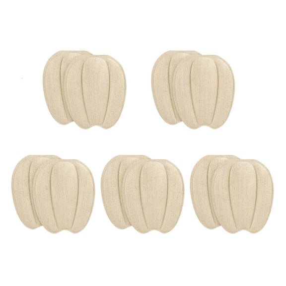 MOMOJIA 10Pcs Soft Sponge Adhesive Shoe Inserts Anti Slip High Cushion Forefoot Pad