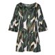 thumbnail image 5 of Vestido informal para mujer, dulce y bonito, con cuello en V, estampado, manga acampanada, vestido recto, minivestido Fridja yut3204, 5 of 8