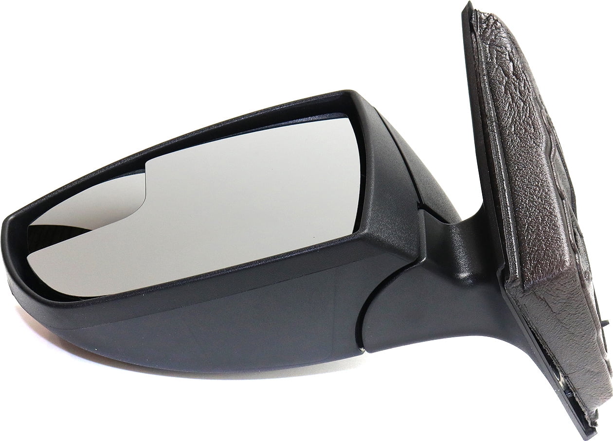 Mirror Compatible With 2012-2014 Ford Focus Left Driver Side w/ Blind Spot Corner Glass Textured Black Kool-Vue