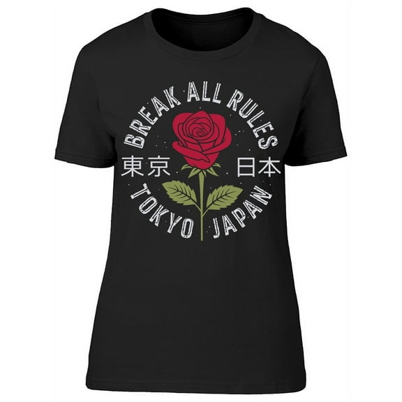 Break All Rules Tokyo T-Shirt Women -Image by Shutterstock, Female Medium