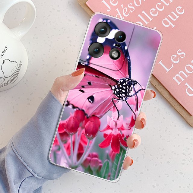 For Moto Edge 50 Pro Case For MotoEdge50Pro Shockproof Clear Soft Silicone Back Cover Phone Case on Motorola Edge 50 Pro Funda