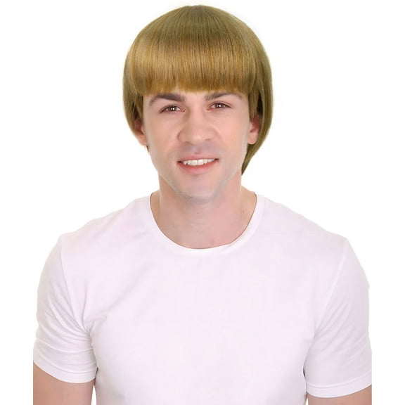 HPO Adult Men's English Ultimate Fighting Championship Paddie the Baddie Blonde Bangs Wig, Perfect for your Halloween & Cosplay Party Wigs