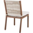 thumbnail image 5 of Afuera Living Cream Outdoor Patio Dining Side Chair (Set of 2), 5 of 10