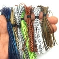 thumbnail image 5 of 5 Bundles 220 Strands Silicone jigs Skirts set Fishing jigs Legs Lures, Fly Tying Materials Fishing jigs Baits Skirts, 5 of 8