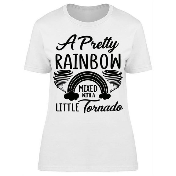 Pretty Rainbow T-Shirt Women -Image by Shutterstock, Female Small