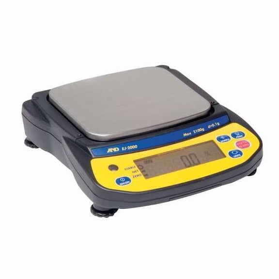 A&d Weighing Digital Compact Bench Scale 2100g Capacity EJ-2000