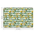 thumbnail image 5 of Yellow Lemon Fruits StripedGreen Flannel Non Slip Door Rugs,Washable Door Mats Indoor,Decorative Door Mats,Dirt-Resistant and Absorbent Doormat for Entrance,Bedroom,Kitchen,Bathroom,23.5"x16", 5 of 5
