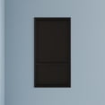 thumbnail image 2 of Deervalley 12" X 24" Double Shelf Shower Niche With Drainage Slope, Matte Black Finish - Recessed Wall Bathroom Niche, No Tile Required DV-1SN0342B, 2 of 13