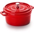 thumbnail image 1 of IBILI Round Mini Casserole, Enamelled cast Iron Red, 13 x 8 cm, 1 of 1