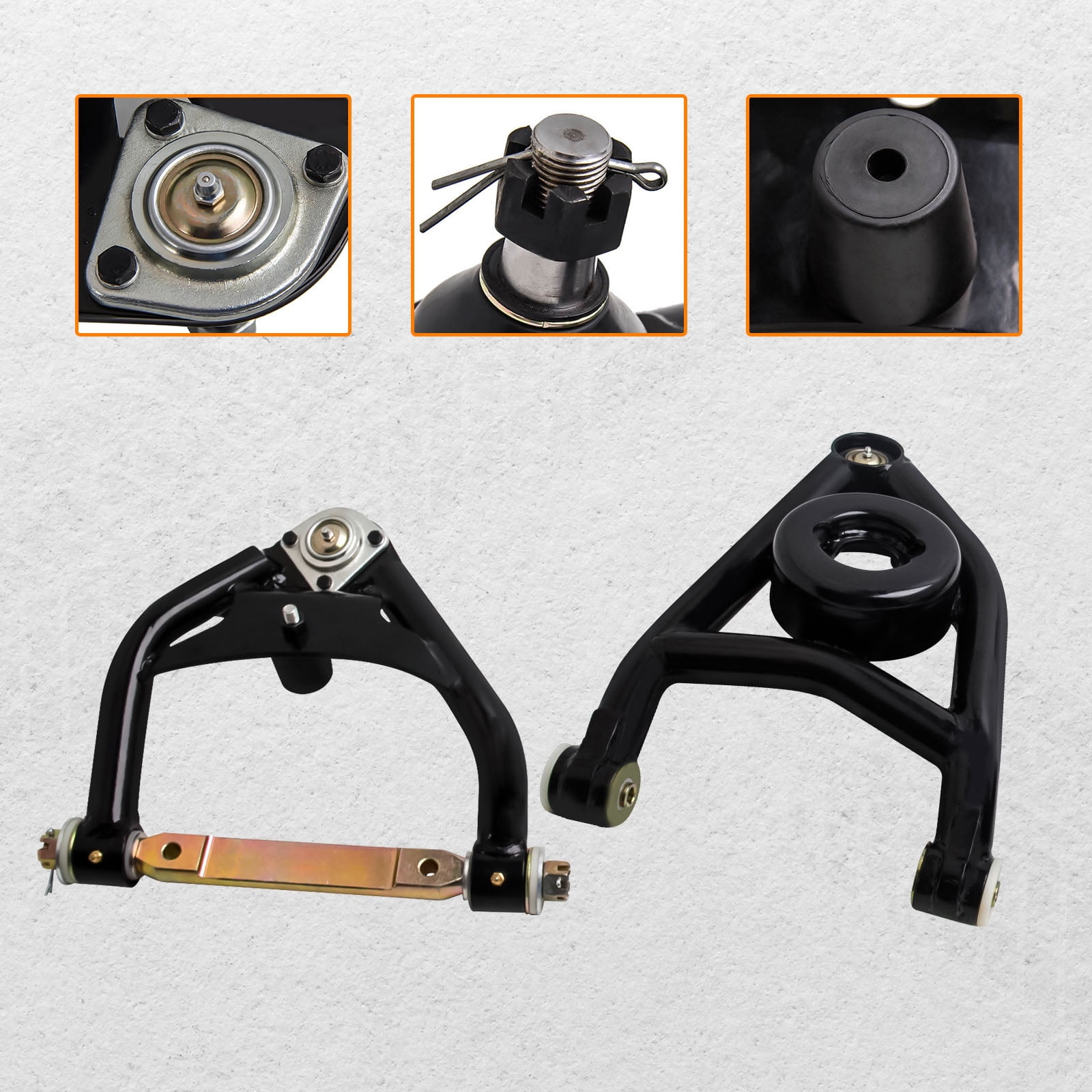 Maxpeedingrods Tubular Control Arms a Body Upper Lower HD Set for Oldsmobile Cutlass 64-72 Chevelle 1968-1972