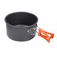 thumbnail image 1 of BOKYAN Juego de Ollas para Camping de Aluminio Anodizado Antiadherente Portátil (21.0 cm / 8.26 inches), 1 of 9